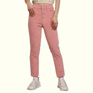 Levi's 721 Corduroy High Rise Button Front Skinny Women's Pants - Blush